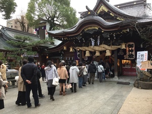 福岡市　櫛田神社　遅めの初詣