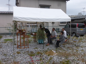 地鎮祭と上棟式
