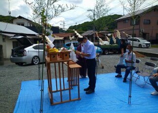 頼もしい職人さんと新築工事